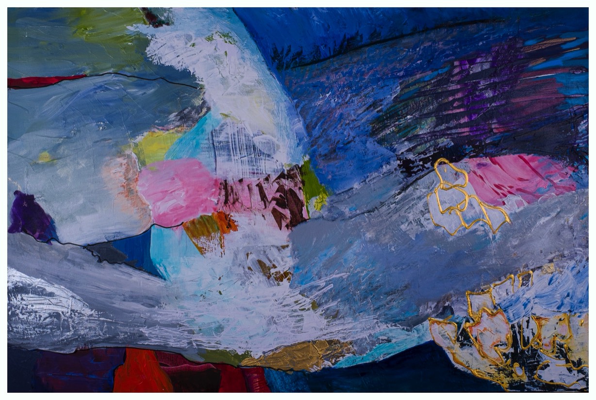 Indviklet II 80 x 120 cm 6500 kr