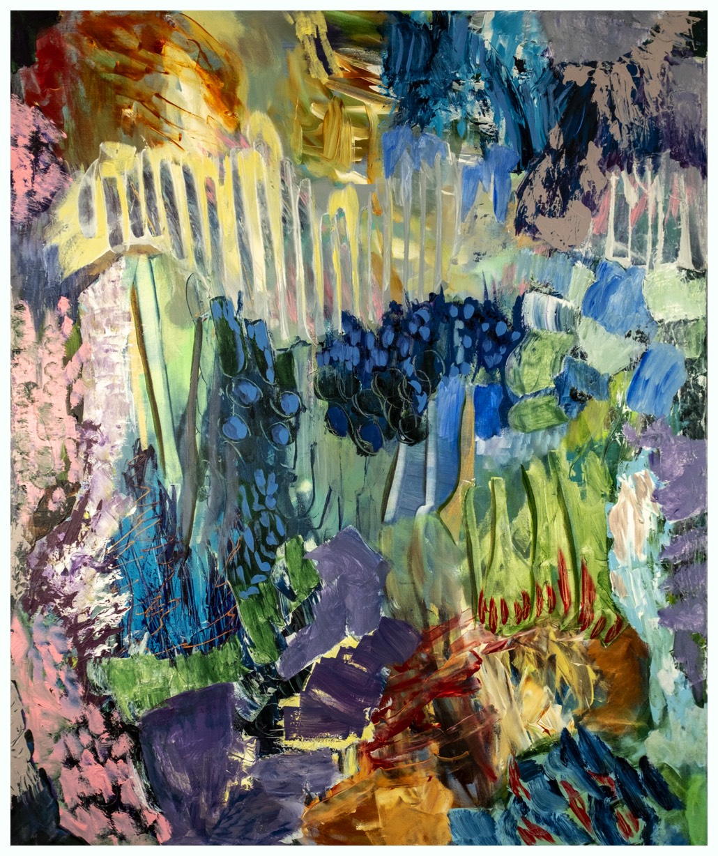 Højt på strå 120 x 100 cm 6500 kr