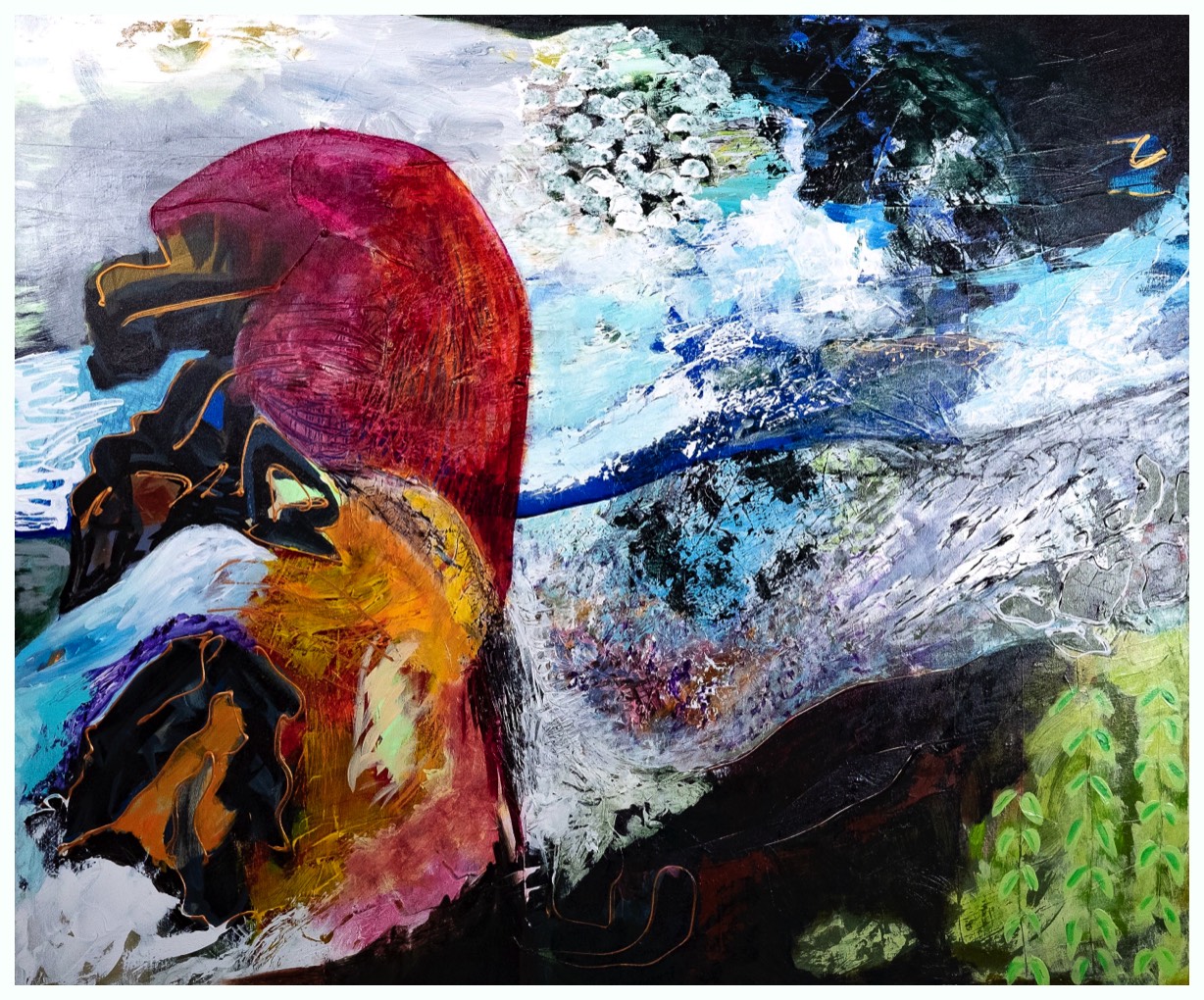 Overblik II 100 x 120 cm 6500 kr