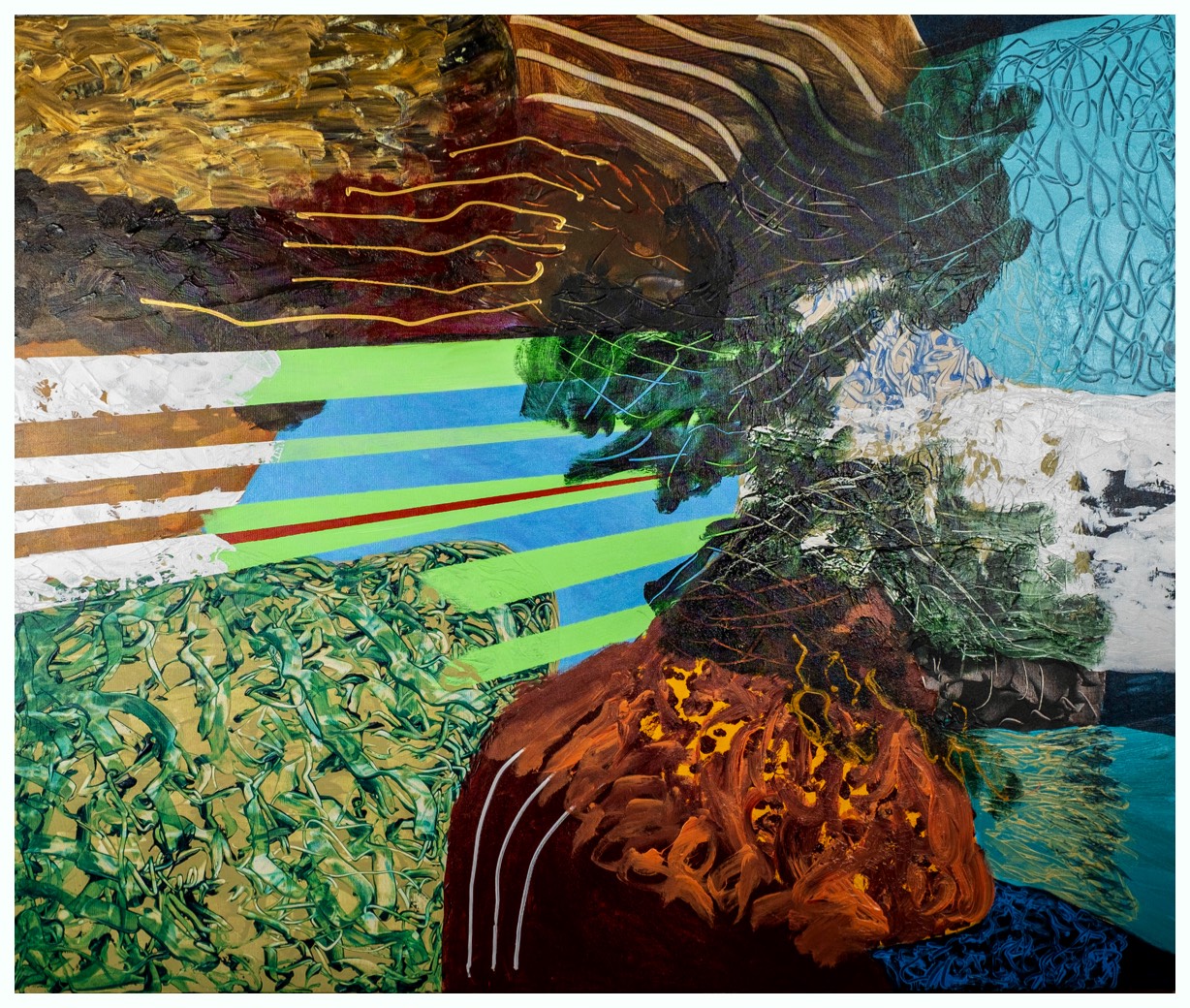 Vrangstrømmen 100 x 120 cm  6500 kr