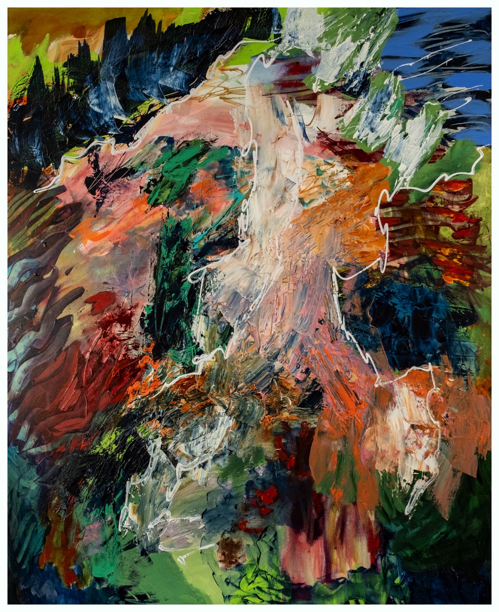 Ved trægrænsen 120 x 100 cm 6500 kr
