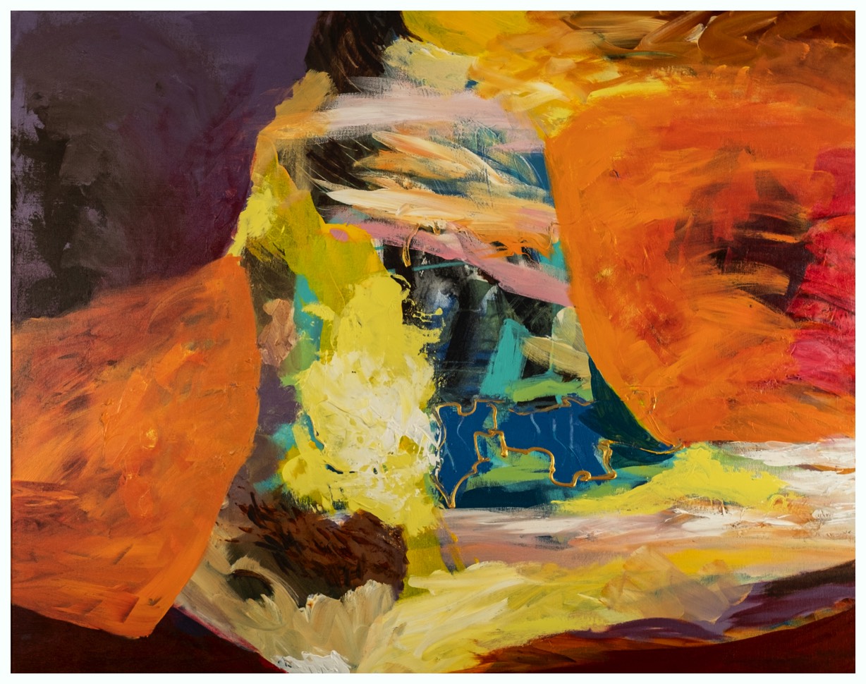 Sol står op 80 x 100 cm 5500 kr