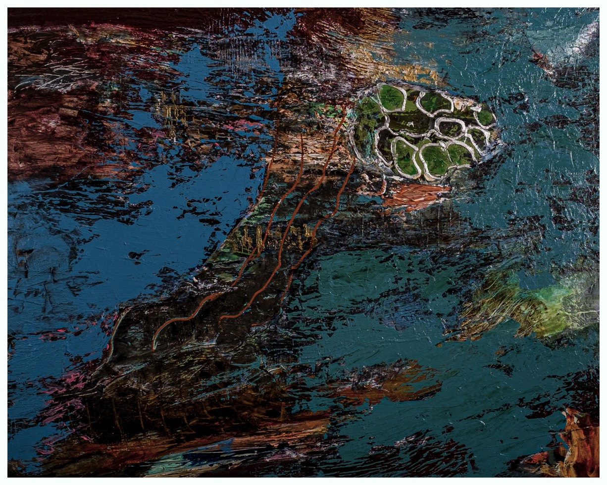 Under overfladen  80 x 100 cm 5500 kr